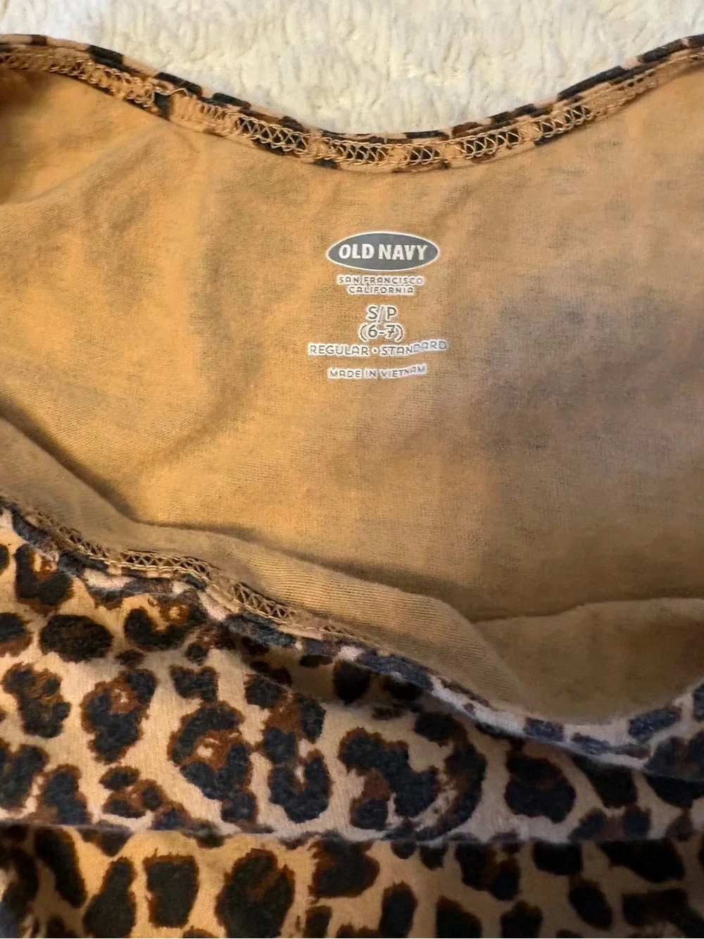 Old Navy Leopard PrintDress - Black & Brown
